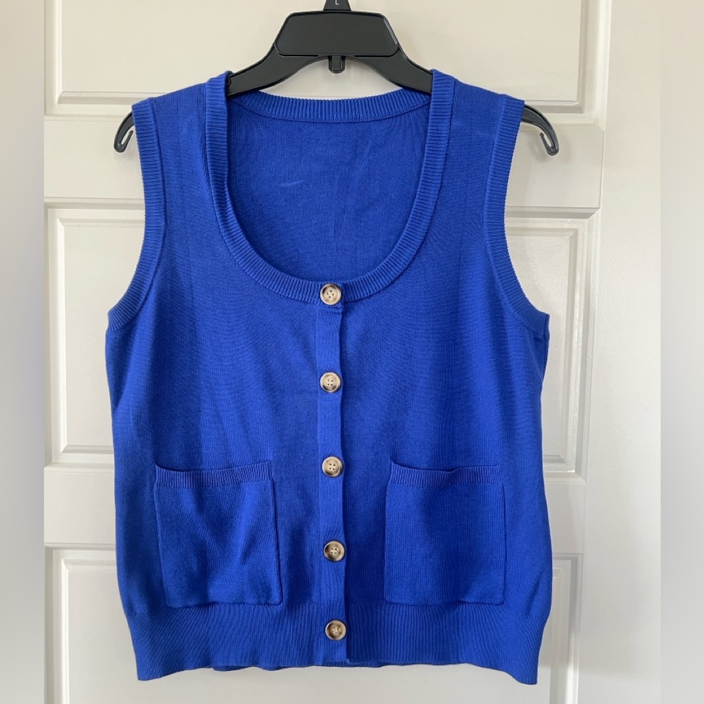 Royal blue vest